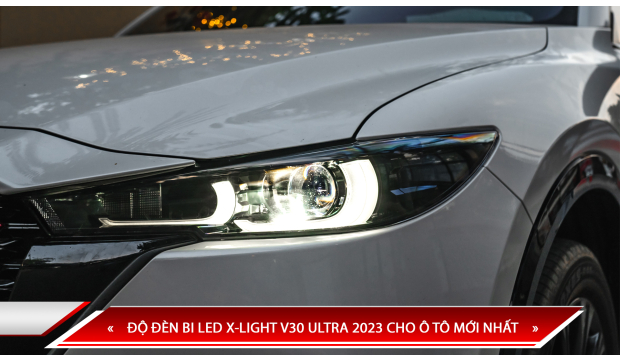 ĐỘ ĐÈN BI LED X-LIGHT V30 ULTRA 2023 CHO Ô TÔ MỚI NHẤT